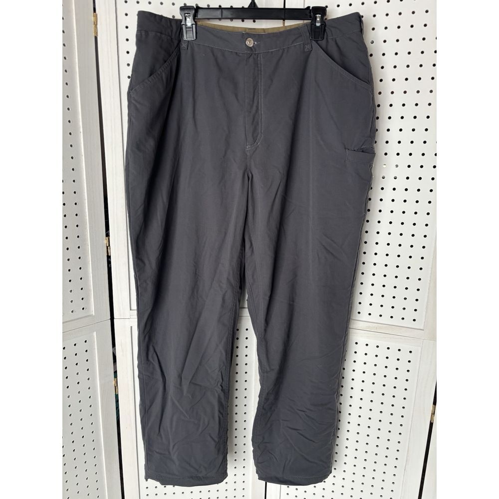 SPORTIF Men's Nylon Fleece Lined Hiking Outdoor Pants‎ 38x30.5 Gray